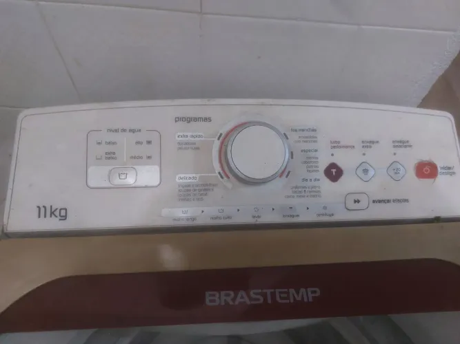 Brastemp 11 kg - com defeito no botão/seletor