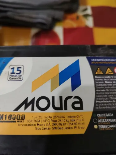 Bateria Moura usado M100QD
