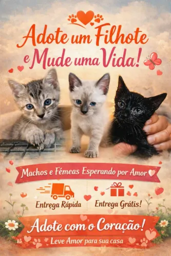 Adoção consciente de gato
