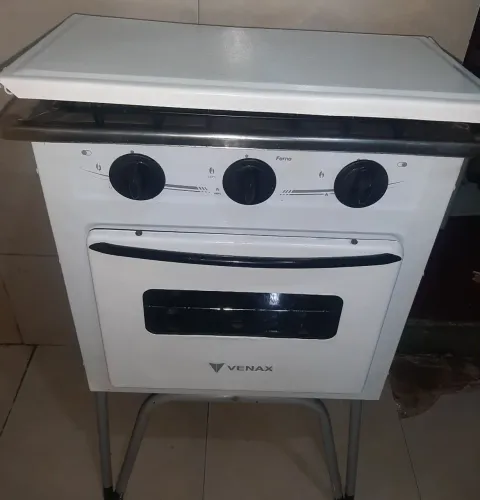fogão venax. 2 bocas e forno. funciona perfeitamente. acendimento manual de fábrica 