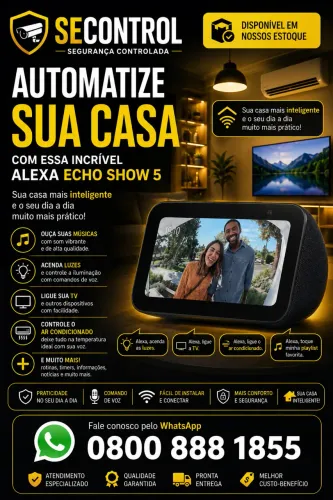 Alexa echo show 5g com tela , instalada e configurada