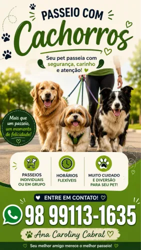 Passeio com cachorros