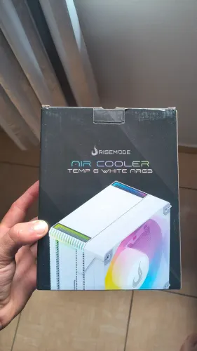 Cooler PC rise mode temp 6 com tela LED 