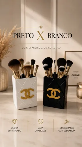Porta Pincel Chanel