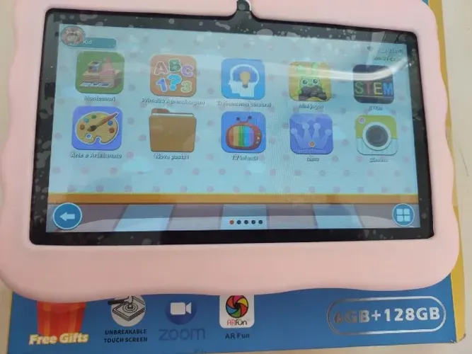 Tablet Infantil Milii Kids 6gb Ram+128gb Stitch Android 12 Wifi