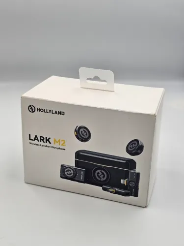 MICROFONE SEM FIO HOLLYLAND LARK M2 COMBO - ESTADO DE NOVO