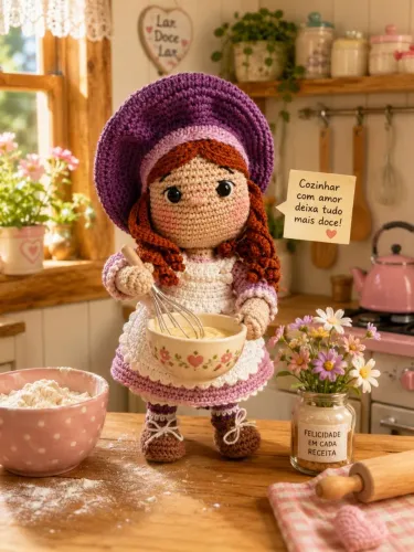Bonecas em amigurumi ? crochê