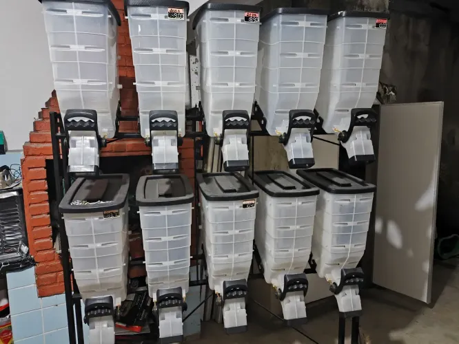 Dispenser granel ração petshop