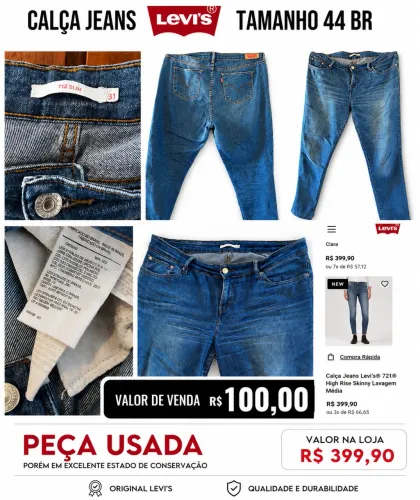 Calça Levis Feminino