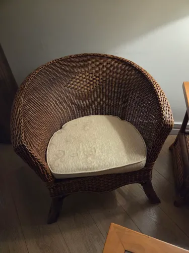 Duas poltronas d vime