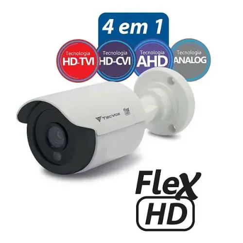 camera positivo bullet 720p infra vermelho ip66 +acessorios.