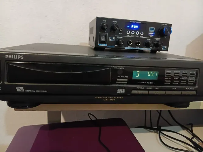CD PLAYER PHILIPS CD-164 EXCELENTE