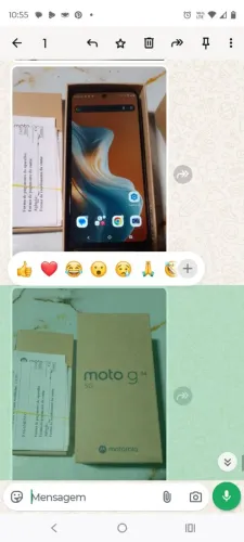 Celular novo com documento