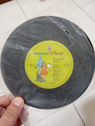 Disco de vinil raro e lacrado Disney, O mágico de Oz