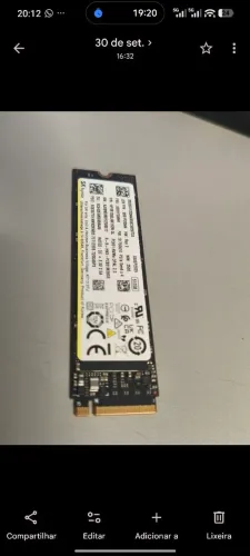 SSD Nvme SK Hynix gen4 513 7000mb/s de leitura