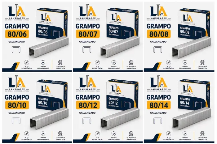 Grampos Pneumáticos Grampac 80/07