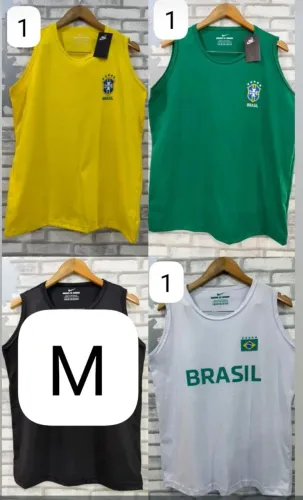 CAMISA REGATA MASCULINA DA SELEÇÃO BRASILEIRA.<br>COPA DO MUNDO 2026...<br>COPA DO MUNDO 2026...