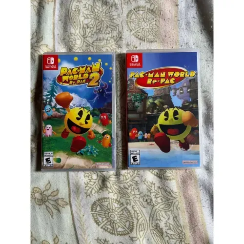Jogos Pac-man World 1 E 2 Re-pac Switch Lacrado