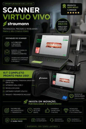 SCANNER INTRAORAL STRAUMANN VIRTUO VIVO + NOTEBOOK AVELL CORE i7
