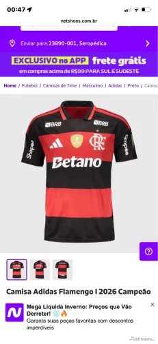 Vendo camisa do Flamengo 