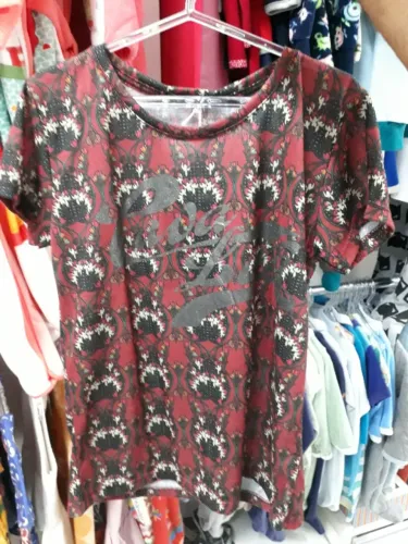 Blusa Infantil Feminina Estampada Cavalera - Tamanho 8 Anos