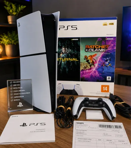 PS5 MÍDIA FÍSICA E DIGITAL 1TB