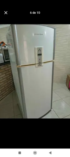 Geladeira Brastemp Frost Fre painel digital gelando perfeitamente vendo entrego