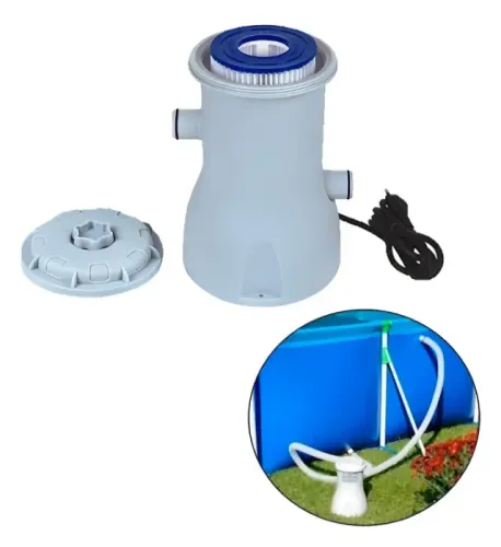 Bomba Filtro Para Piscina 2.200l/h 110v Refil Incluso Mor