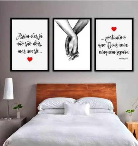 KIT 3 QUADROS DECORATIVOS FRASES, FÉ, GRATIDÃO, FAMÍLIA, SALA QUARTO 