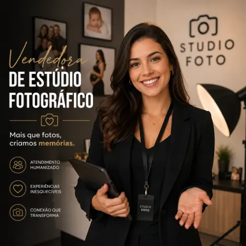Vendedora - Estúdio Fotográfico