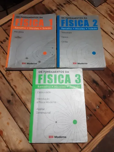 COLEÇÃO OS FUNDAMENTOS DA FÍSICA ( RAMALHO 1 2 3 )