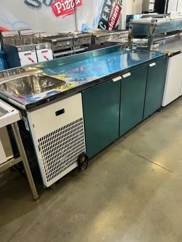Balcão de serviço refrigerado 2m com cuba- pronta entrega 