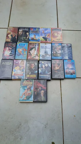 Lote de filmes vhs