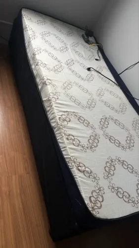 Cama solteiro box 