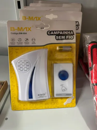 Campainha Sem Fio com 15 Metros de Alcance a Pilha