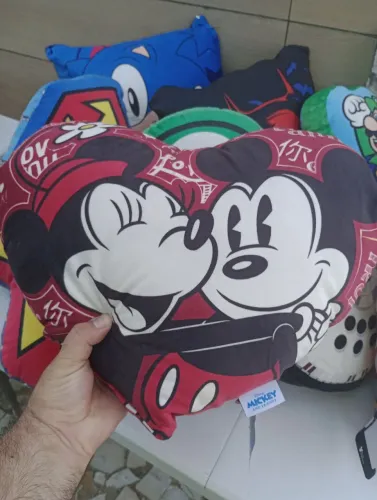 Almofada Mickey e Minie Love You Forever - Zona Criativa