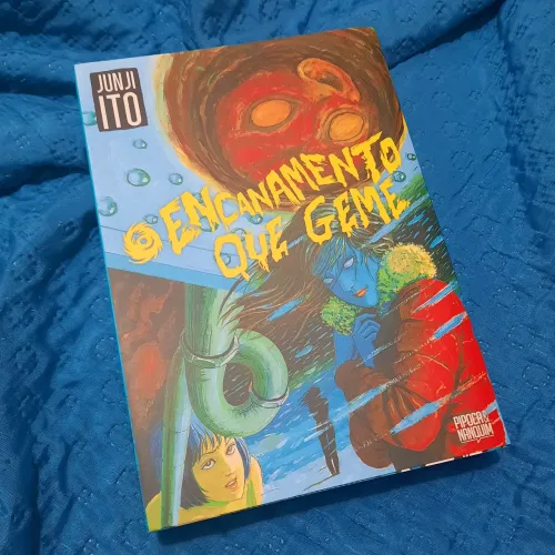 LIVRO MANGÁ JUNJI ITO - O ENCANAMENTO QUE GEME 