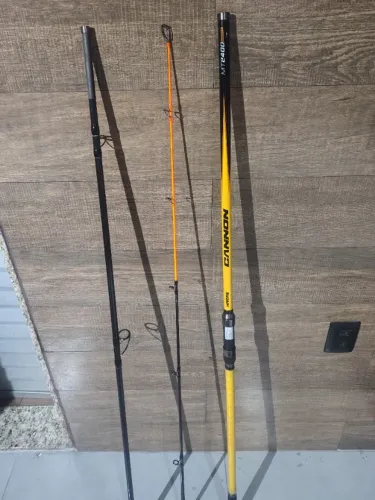 Vara de pesca Marine Cannon 3,90 já com fita de silicone