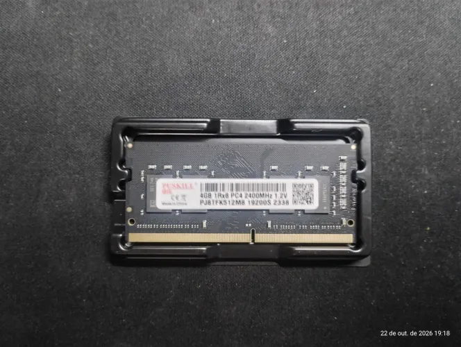 Memória ram notebook Puskill 4GB DDR4 2400MHz