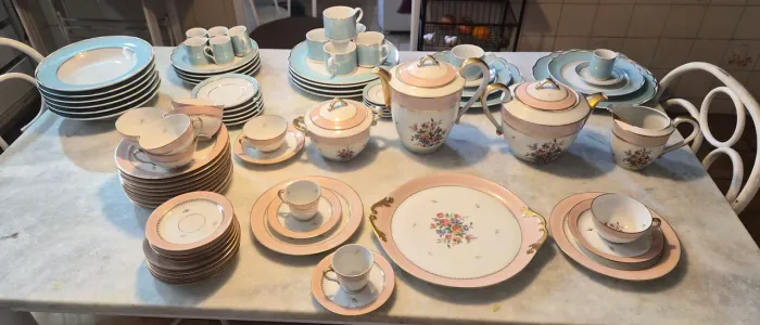 Porcelana limoges chá e café
