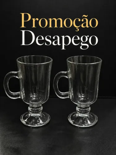 Caneca de Vidro para Cappuccino - 230ml