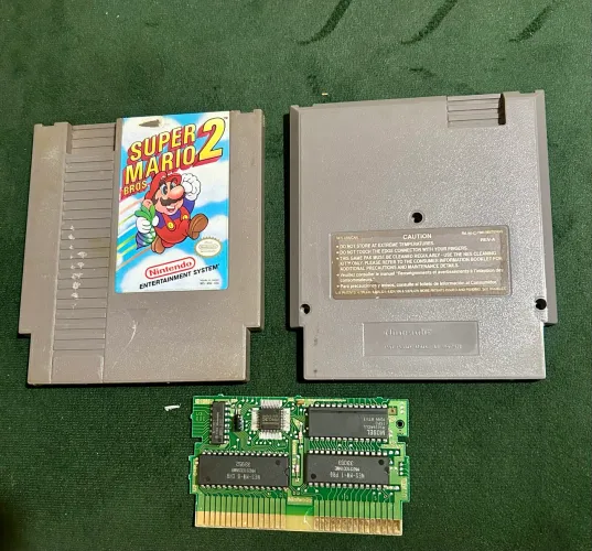 Cartucho super mario bros 2, NES, original 