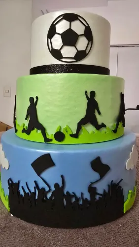 Bolo fake futebol