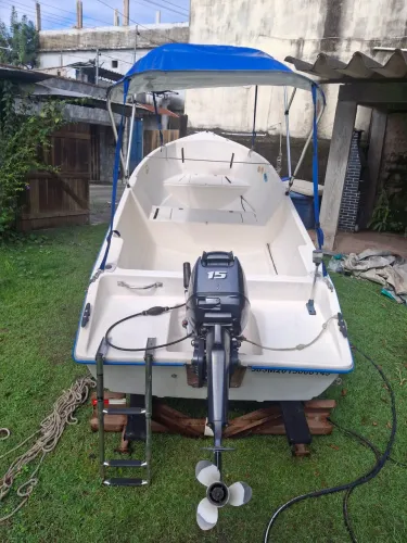 Barco corisco 450 motor 15hp yamaha 