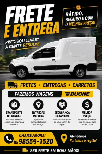FRETE RÁPIDO E SEGURO 