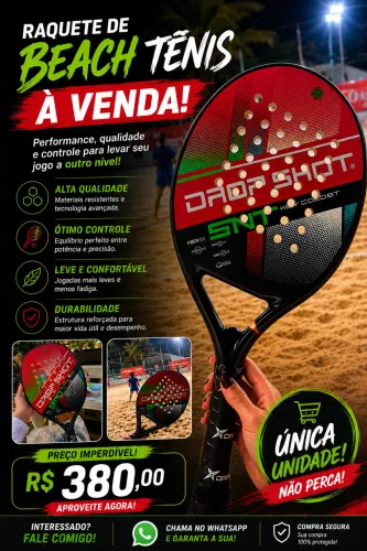 Raquete de beach tênis