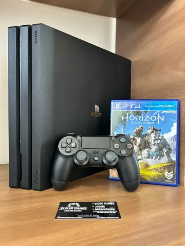 Playstation 4 Pro 4k Memória 1TB Completo!! (Aceito Cartão)