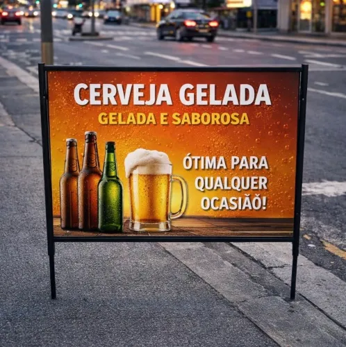 Placa para publicidade