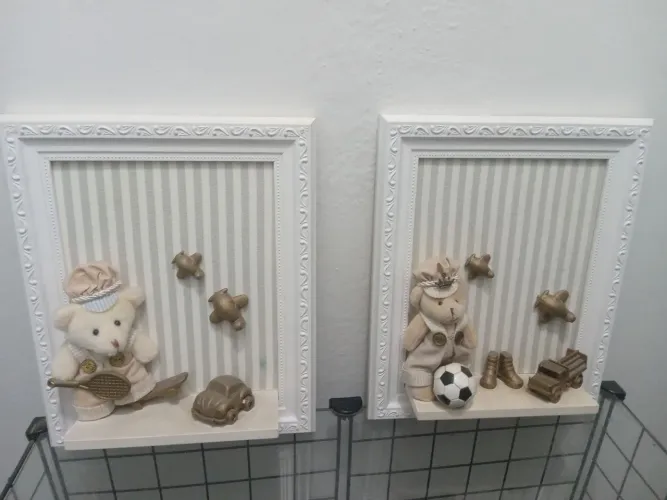 Quadros  decoração  de quarto de BEBÊ 