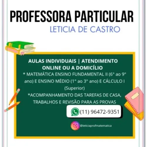 Professora de Matemática